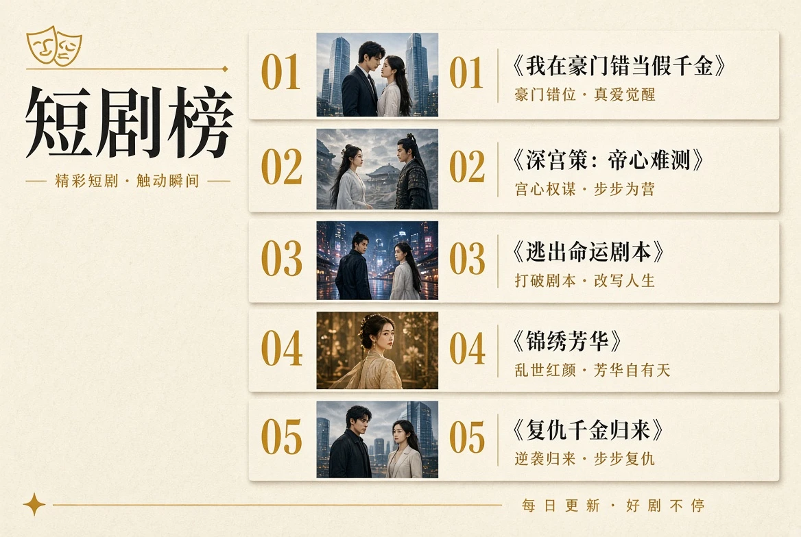 聚焦短剧内容导览